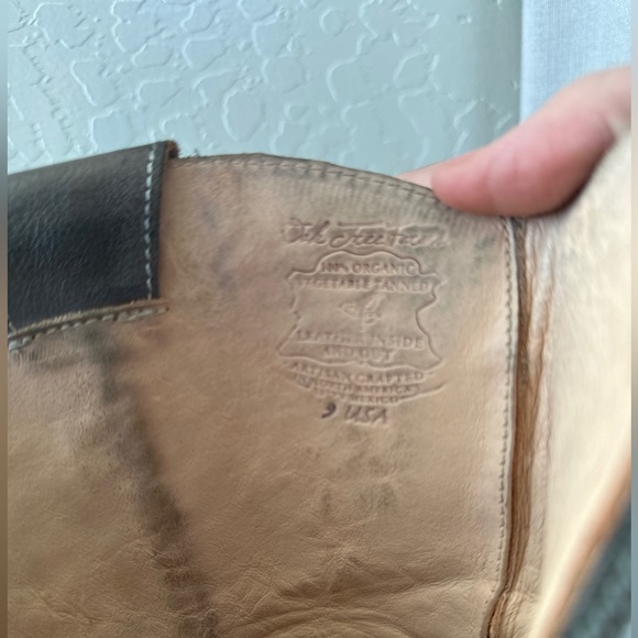 Oak Tree farms, leather, vintage style, cowgirl boots. - Picture 2 of 5